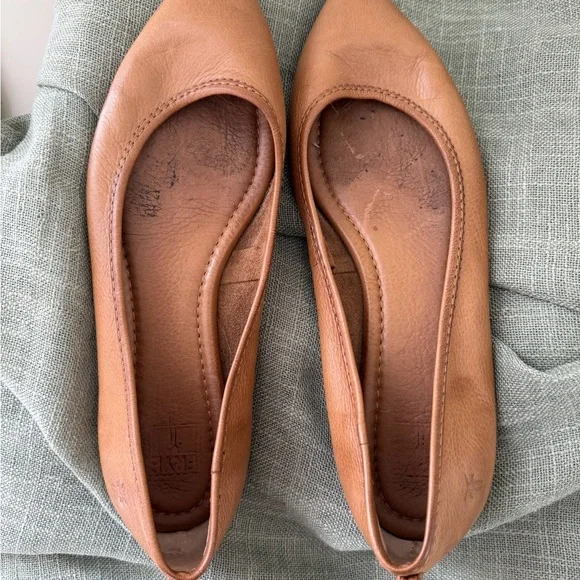 Frye Women's Brown Leather Loafers - Picture 1 of 5